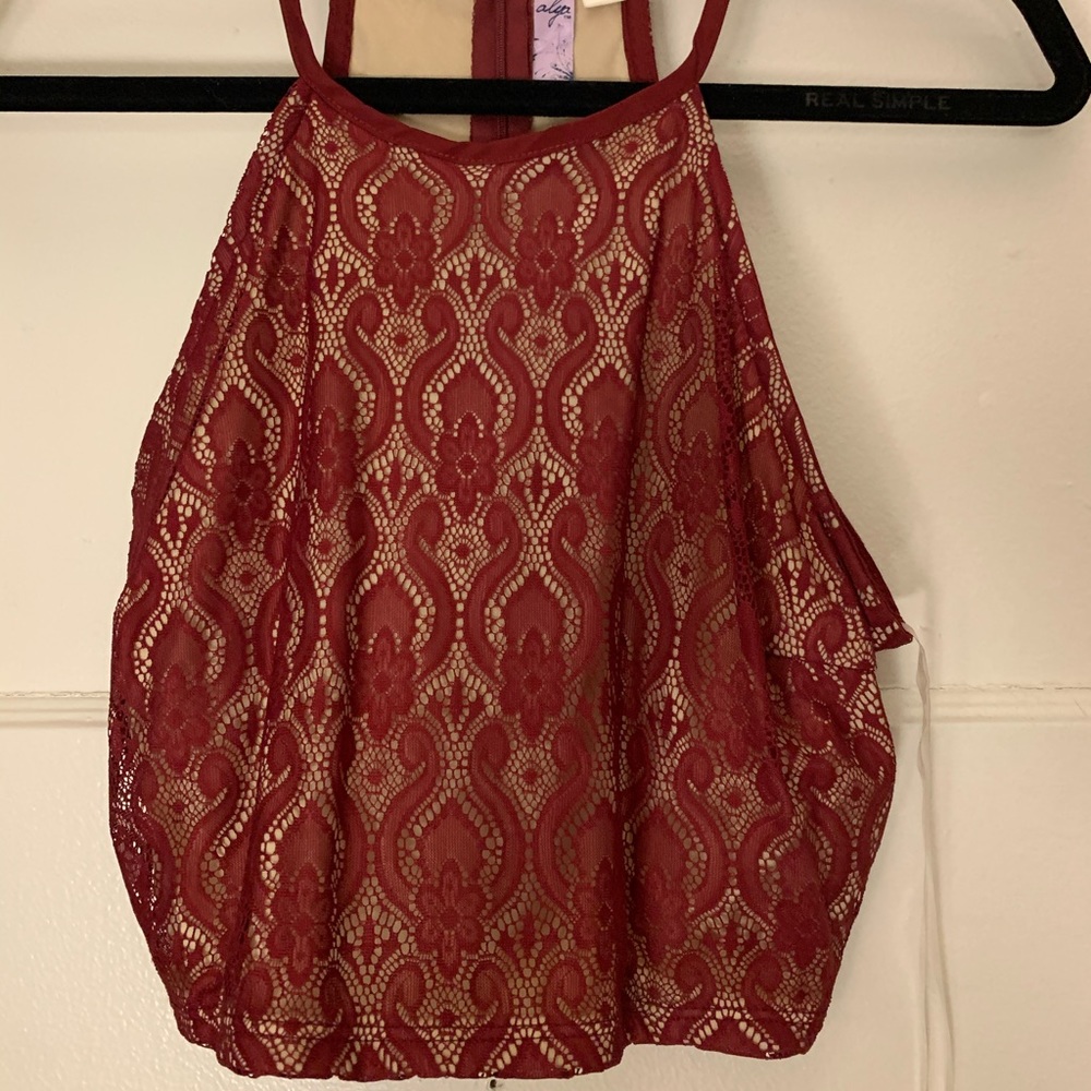 Lace Crop Tank